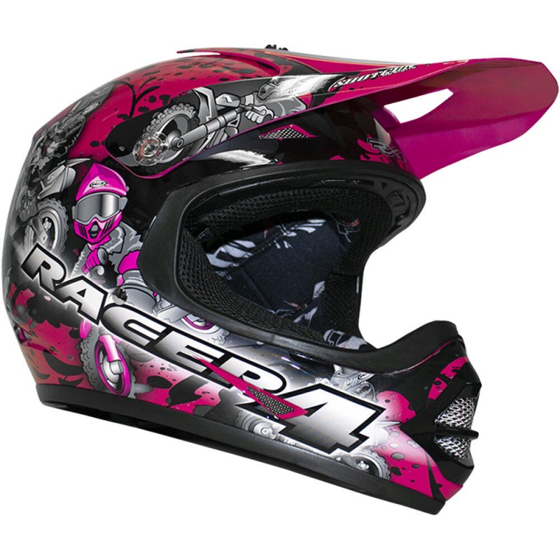 RXT Helmet 'Racer 4' Kids Magenta L